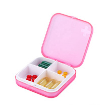 Eco-friendly PP Portable Mini 6 Compartment Pill Box With BPA Free